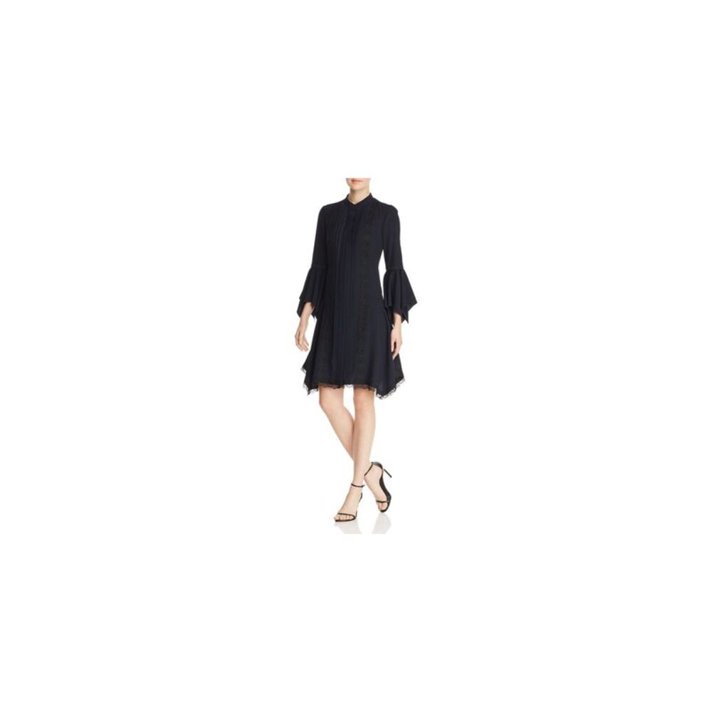 Elie Tahari Palma Lace Trim Dress